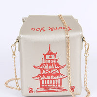 Chinese Take Out Box Fashion Clutch