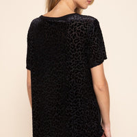 Velvet Leopard Top